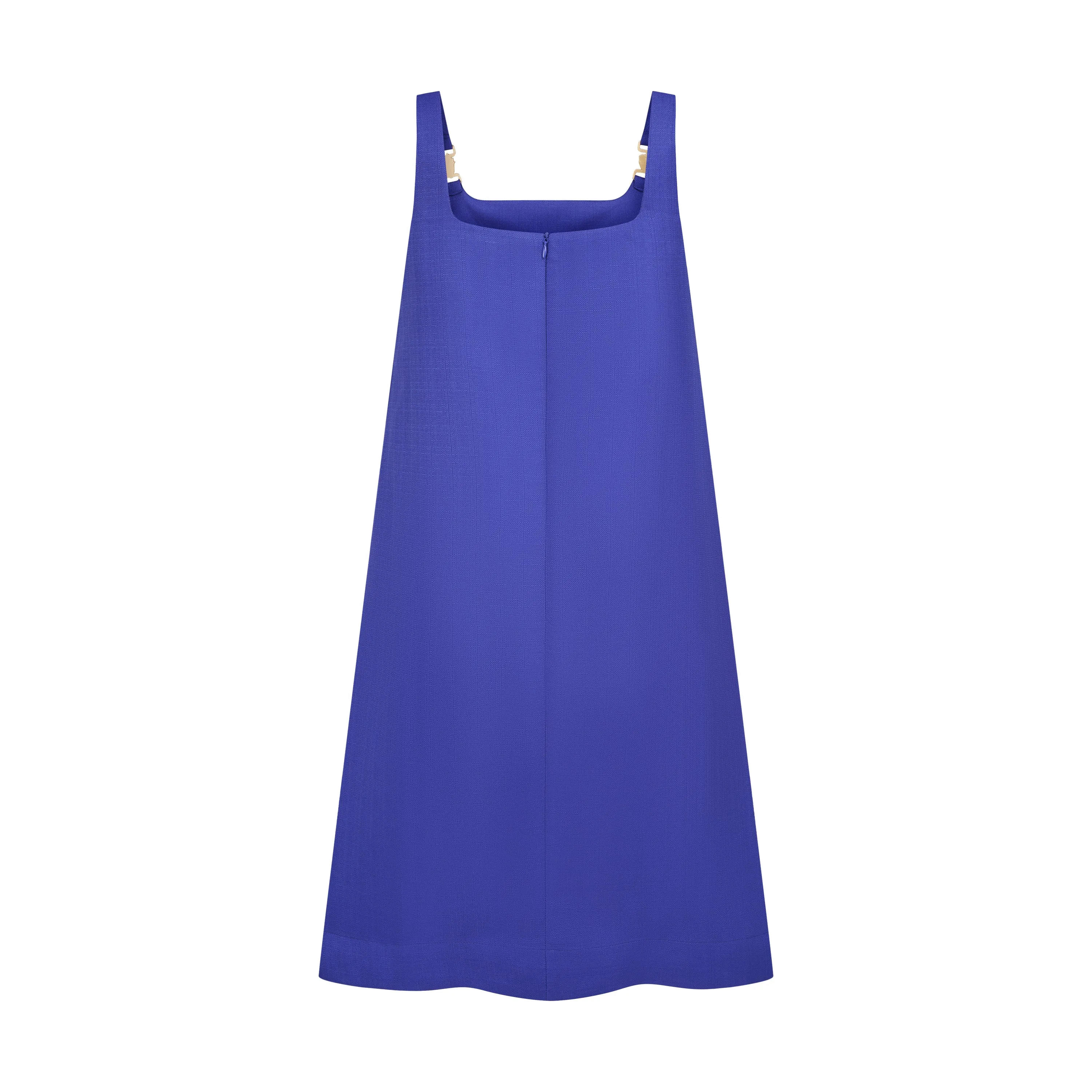 THE STROMBUS SHIFT DRESS-ROYAL BLUE