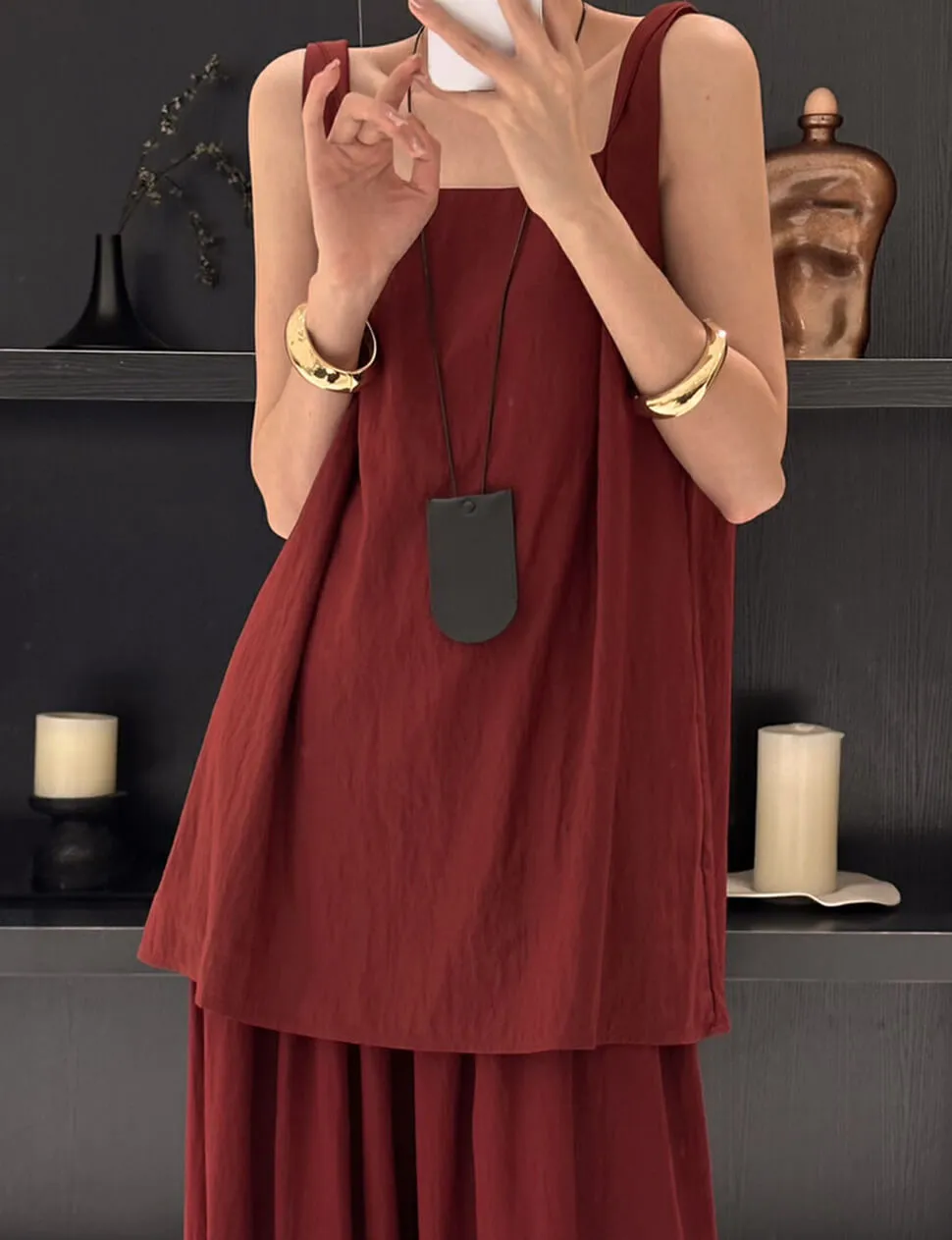 Tunic Tank in Sun-Dried Tomato