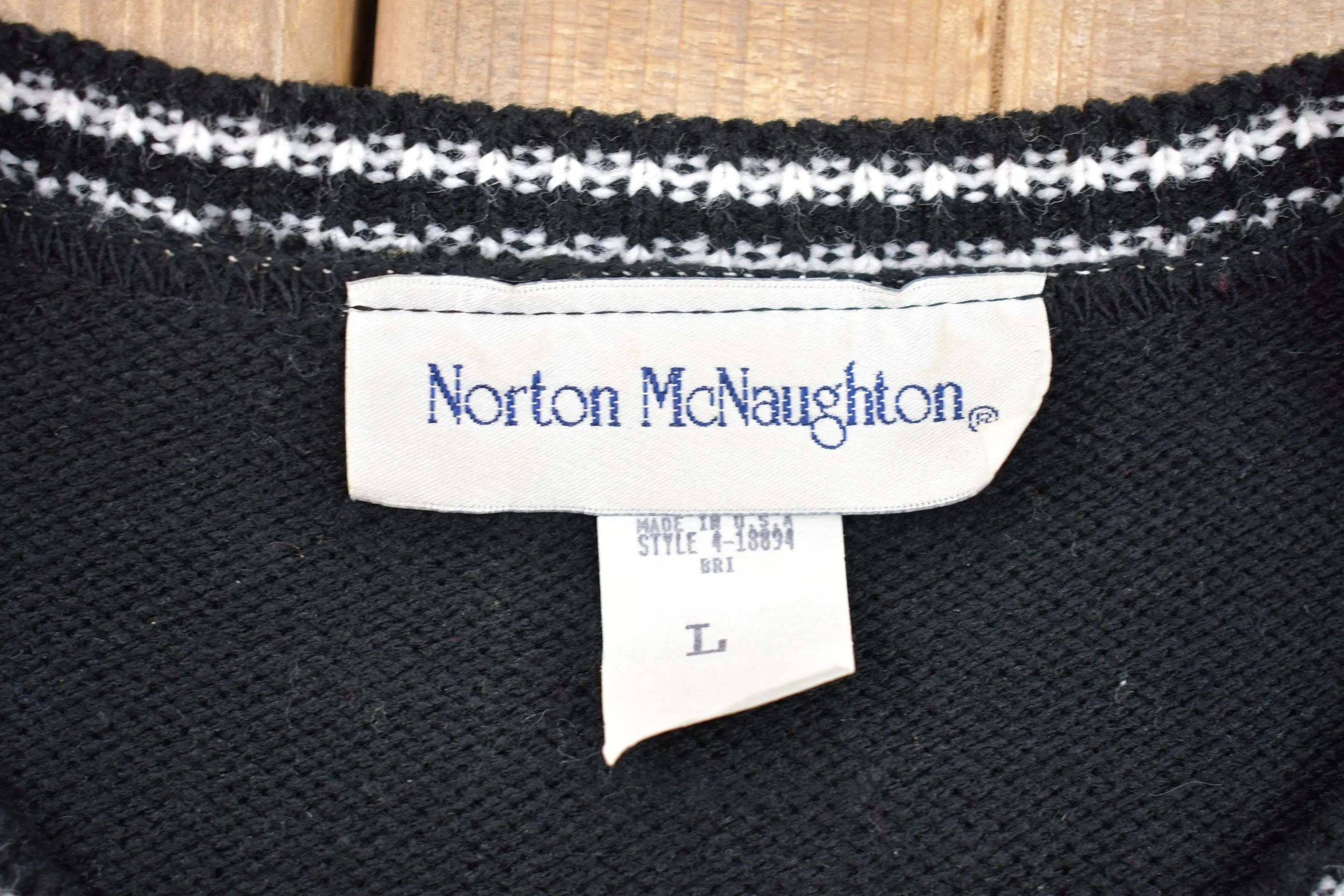 Vintage 1990s Norton McNaughton Knitted Sweater