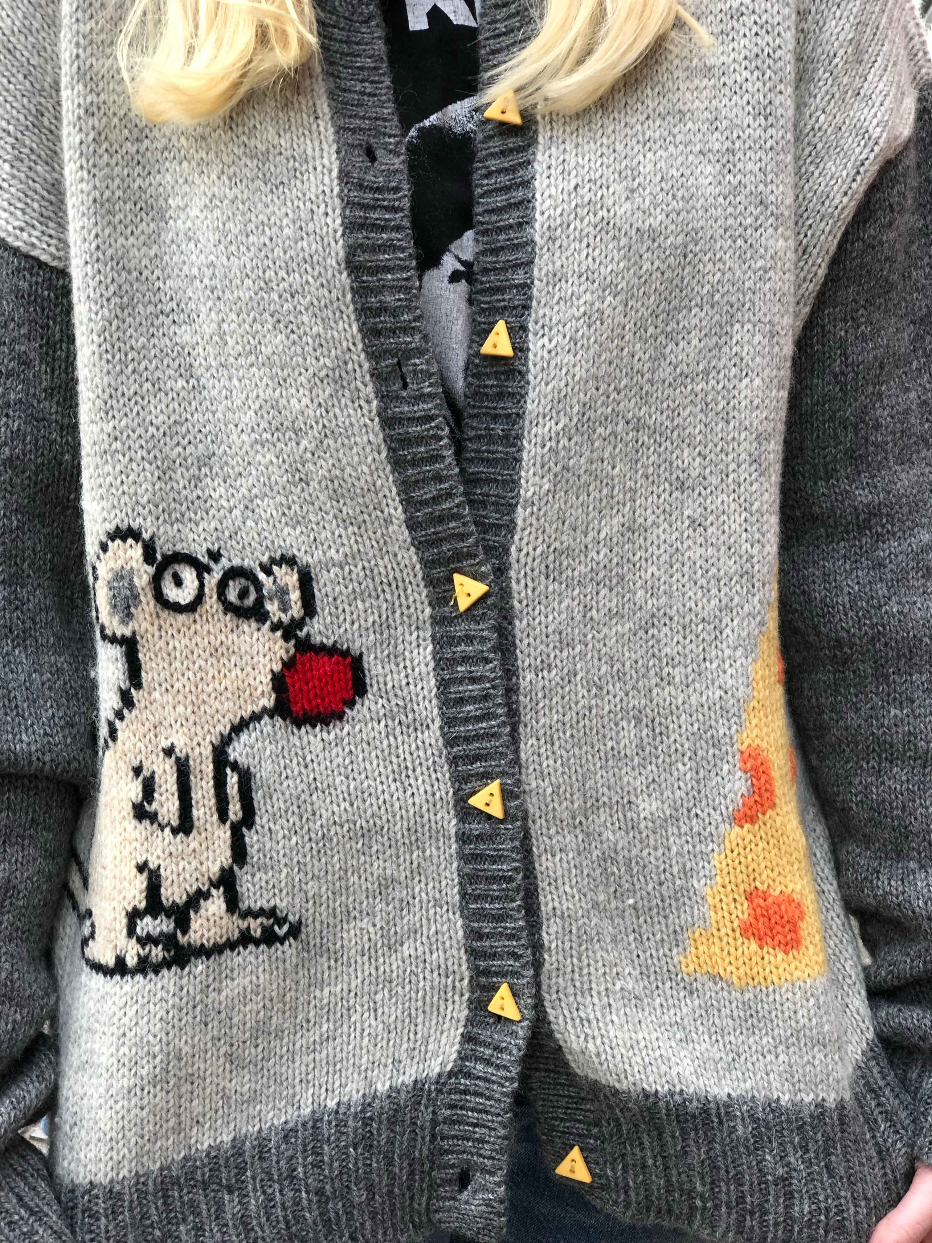 Vintage 80s Mouse Sweater