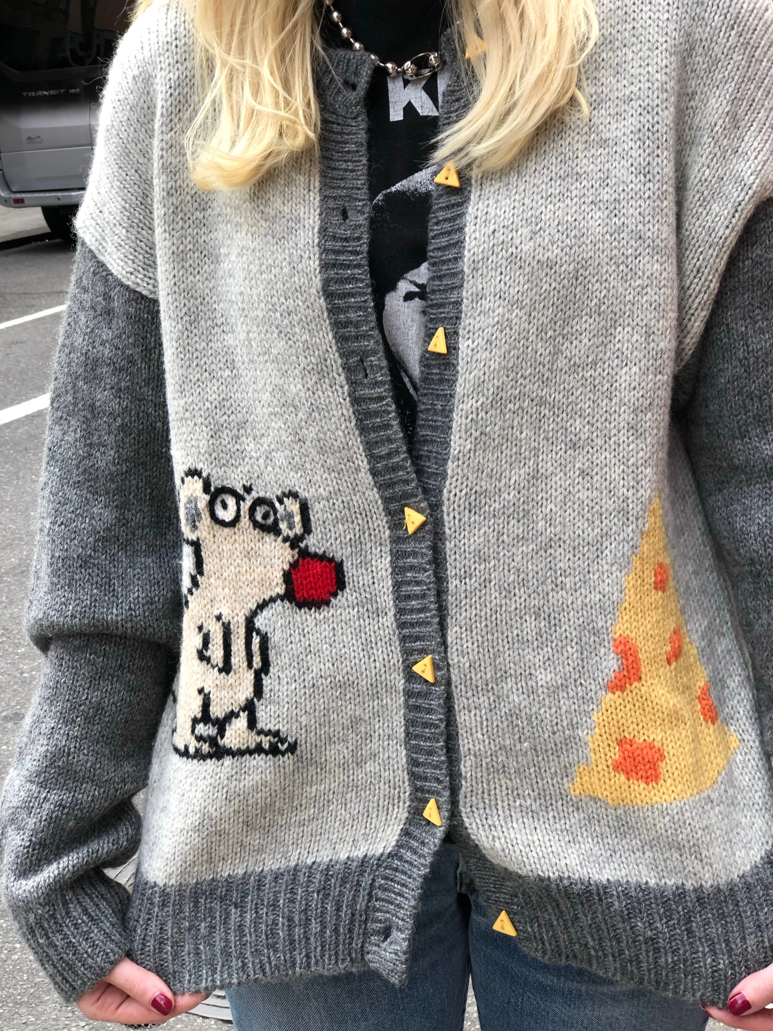 Vintage 80s Mouse Sweater