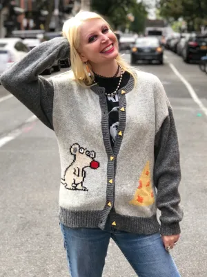 Vintage 80s Mouse Sweater